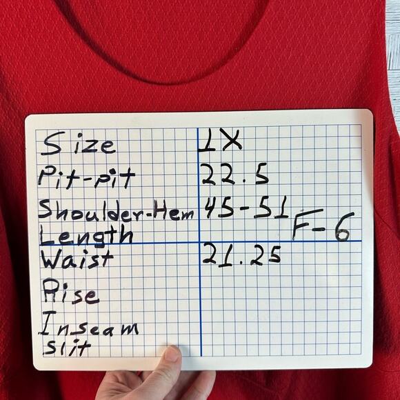 Soft Surroundings Mathilde Red Midi sleeveless Dress summer oversized plus size - Picture 11 of 11